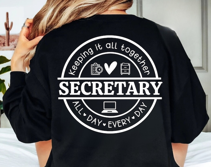 Secretary Mode SVG PNG, Office Staff Design (Digital Download)