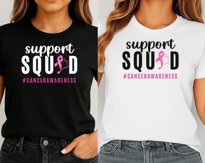 Support Squad Breast Cancer Awareness SVG PNG (Digital Download)