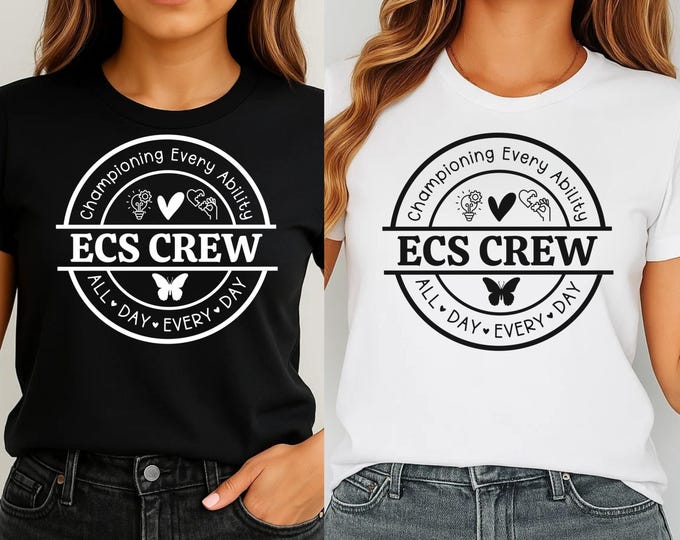 ECS Crew SVG: Special Education Teacher Shirt Design (Digital Download