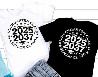 Kindergarten graduiert 2025 SVG: Abschluss Shirt Design (Digitaler Download)