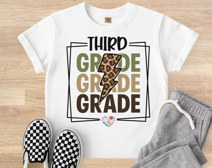 Third Grade Team SVG: Matching Teacher Shirts (Digital Download