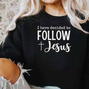 Follow Jesus SVG: Religious Faith, Love Design (Digital Download