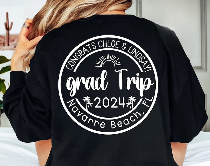 Grad Trip 2024 SVG: Family Vacation Shirts (Digital Download)