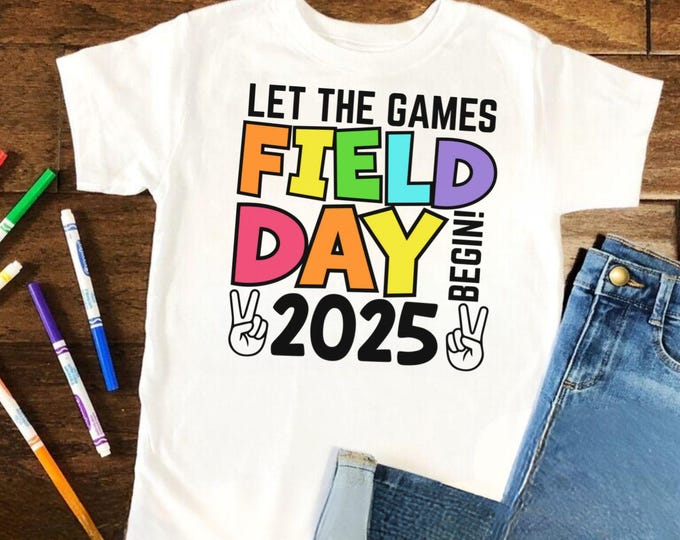 Field Day Let The Games Begin SVG: Teacher School Design (Digital Download)