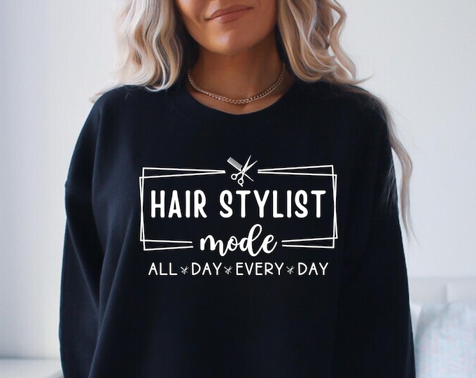 Hair Stylist Mode SVG PNG: Sassy Cosmetology Shirt Design (Digital Download)