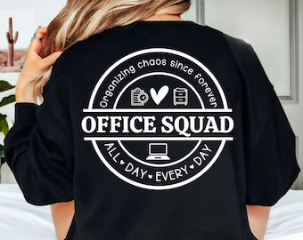 Office Squad SVG PNG: Mitarbeiter Geschenk, Lehrer Design (digitaler Download)