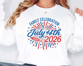 4th of July Family 2026 SVG, Celebration Shirt (Digital Download)