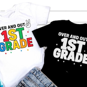 Peace Out 1st Grade Grad SVG PNG: Last Day of School (Digital Download)