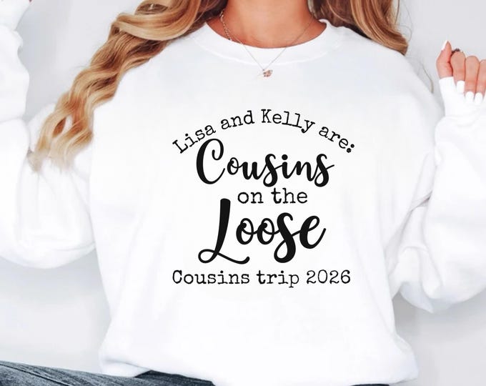 Cousins Trip 2025 SVG, Custom Family Reunion Design (Digital Download)