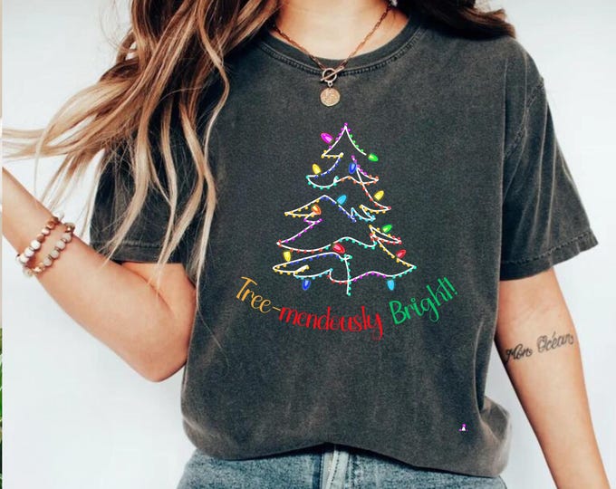 Christmas Tree Lights SVG: Doodle Style, Fairy Lights (Digital Download)