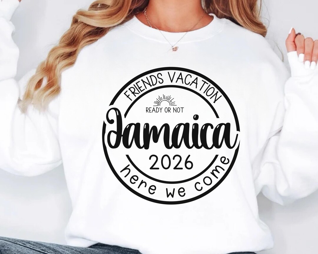 Jamaica Friends Vacation 2026 SVG PNG Jamaica 2026 Trip Digital Il Obha 