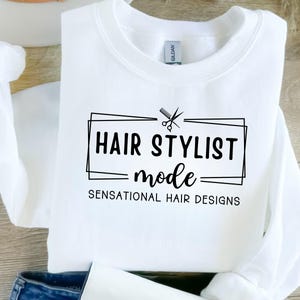 Hair Stylist Mode SVG PNG: Sassy Cosmetology Design (Digital Download)