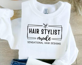 Hair Stylist Mode SVG PNG: Sassy Cosmetology Design (Digital Download)