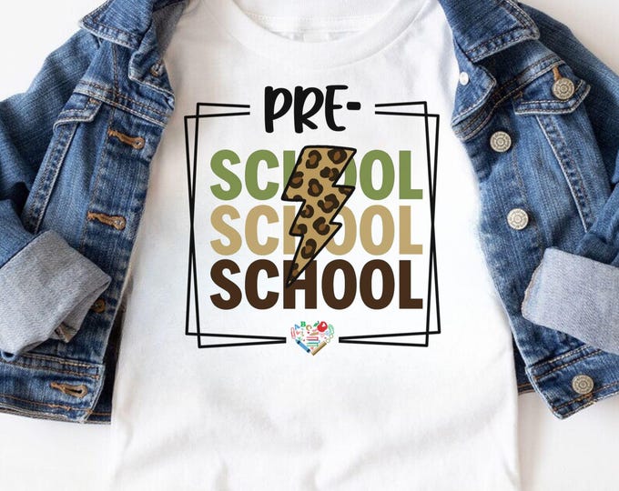 Preschool Teacher SVG Bundle: Back To School Shirt Designs (Digital Download