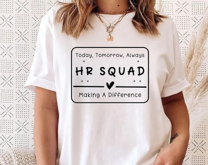 Funny HR Squad SVG, Office Team Design (Digital Download)