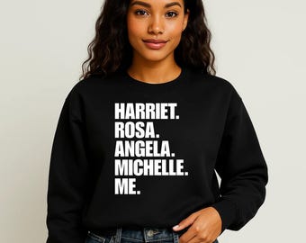 Black History Month SVG PNG: Harriet Rosa Angela Michelle (Digital Download)