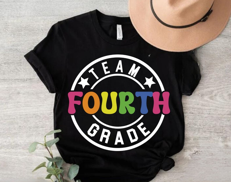 Team Fourth Grade Svg 4th Grade Squad Svg First Day of - Etsy