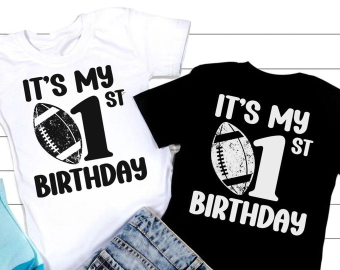 Football 1st Birthday SVG, PNG, PDF, Baby Birthday