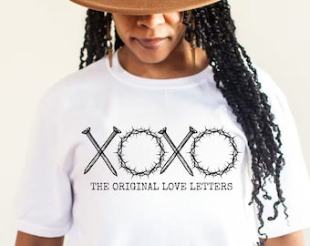 XOXO Love Letters SVG PNG: Christian Easter Design (Digital Download)