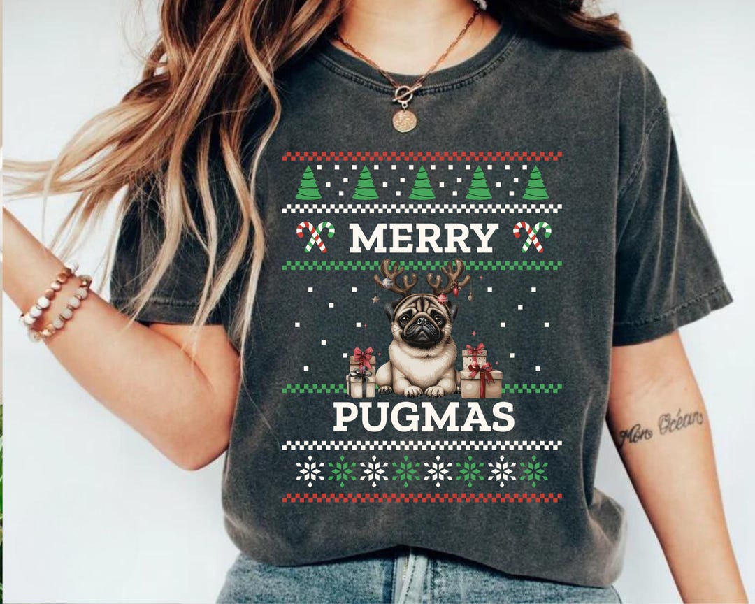 Merry Pugmas Svg, Pug Svg, Dog Svg, Christmas Dog Svg, Santa Svg ...