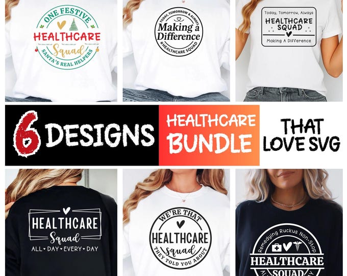 Healthcare Squad Bundle SVG PNG, Healthcare Svg, Dentist Svg, Cna Svg, Nurse Squad Svg, Nursing School Svg, Nurse Svg, Doctor Svg