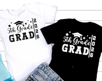 Arquivo SVG PNG para formatura do 5º ano, Camiseta de formatura do 5º ano de 2026 em SVG, SVG para o quinto ano, SVG para formatura do quinto ano, SVG para o 5º ano, SVG para formatura de 2026