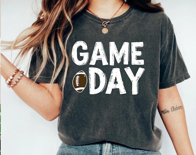 Game Day Football SVG: T-Shirt Design (PNG, PDF)