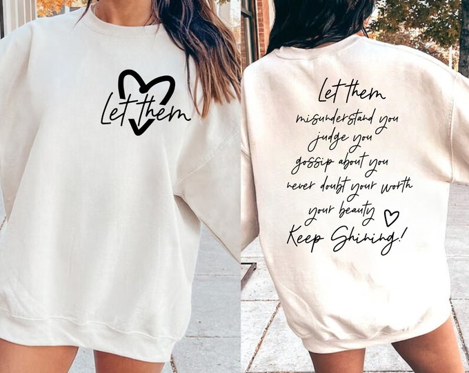 Let Them SVG, Keep Shining Svg, Inspirational Cut Files (Digital Download)
