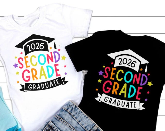 2nd Grade Graduation SVG: Class of 2025 Shirt Design (Digital Download