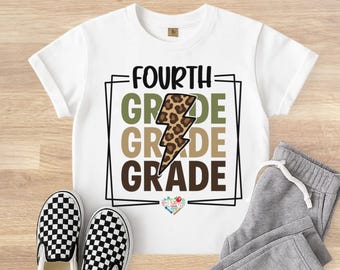 Fourth Grade svg, Fourth Grade Word Collage, 4th Grade Shirt svg, Fourth Grade svg, 4th Grade Teacher Shirt SVG, First Day Of 4th Grade svg