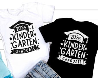 Kindergarten Graduate 2026 SVG: Graduation Shirt Design (Digital Download)