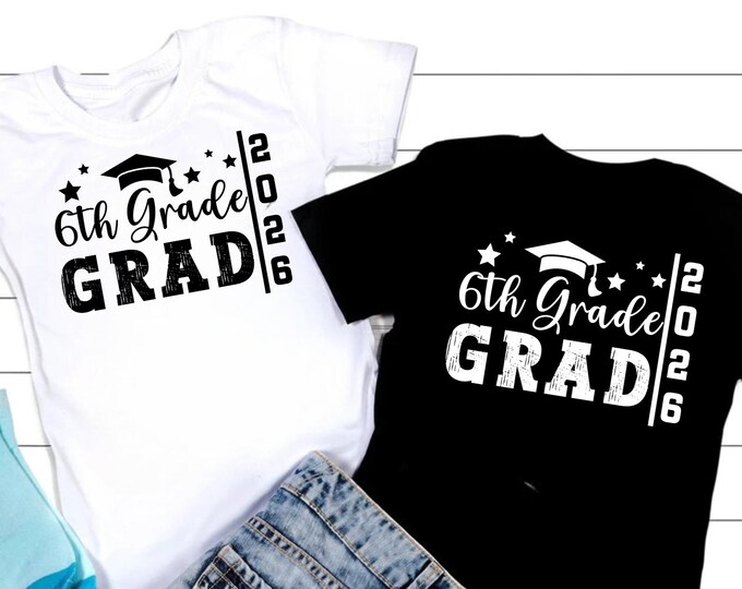 6th Grade Graduate SVG PNG, 2026 Svg, Graduation Svg, Class Of 2026 Svg, End Of School Svg, Teacher Svg, School Svg, 6th Grade Svg