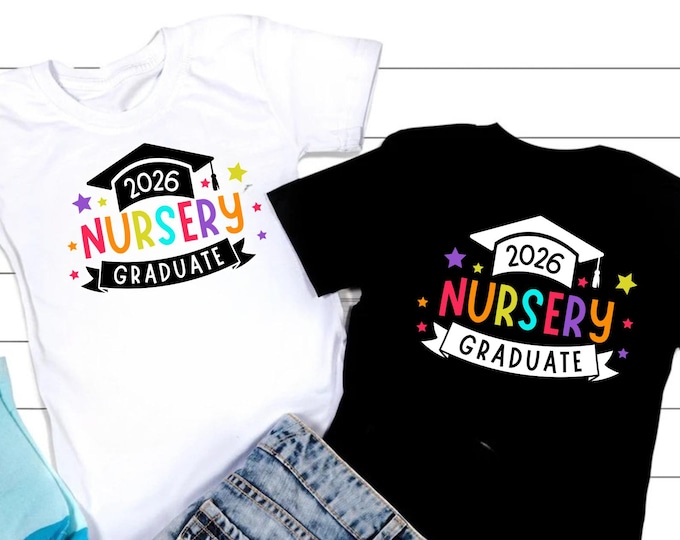 Nursery Graduate 2026 SVG, Preschool Grad 2026 SVG, Preschool Graduation SVG, Preschool Graduate shirt svg, Preschool 2026