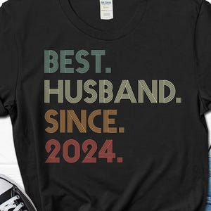 2nd Wedding Anniversary Husband Gift, Husband since 2024 Shirt, 2 Year Married for Tee
