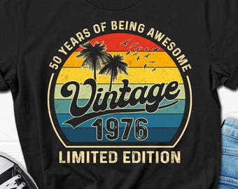 50th Birthday Gift, 50 Years Bday Men’s Shirt, Turning 50 T-shirt for Him