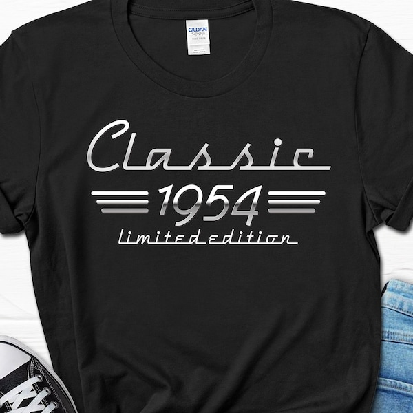 70th Birthday Auto Owner Gift, Classic 1954 Car Lover Shirt, Born in 1954 Gift for Men, 70th Retro Vintage Gift, Turning 70 Mechanic Gift