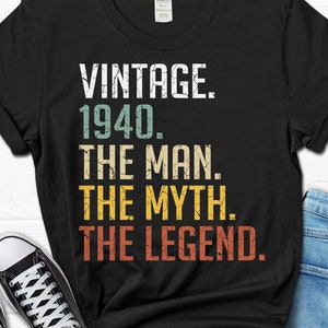 85th Birthday Gift for Men, 85th Birthday Men’s Shirt, Born in 1940 Tee, 85 B-day Gifts, 85th Bday T-shirt, Turning 85 Shirt for him