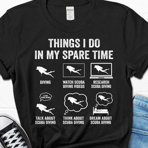 Scuba Diving Lover Shirt for Him, Scuba Diver T-shirt for Men, Dad Swimming Men&#39;s Gift, Funny Husband Dad Grandpa Tee from Wife