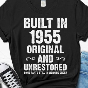70th Birthday Gift for Men, Built in 1955 Men’s Shirt, 70th Birthday Men’s Gift, 70th Bday T-shirt, 70 B-day Gifts, Turning 70 Shirt for him