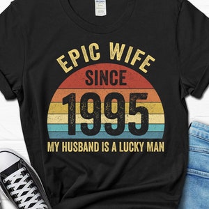 Womens 24th Wedding Anniversary Gift Best Wife Since 1996 T-Shirt Womens 24th Wedding Anniversary Gift Best Wife Since 1996 T-Shirt