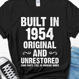 70th Birthday Gift for Men, Built in 1954 Men’s Shirt, 70th Birthday Men’s Gift, 70th Bday T-shirt, 70 B-day Gifts, Turning 70 Shirt for him