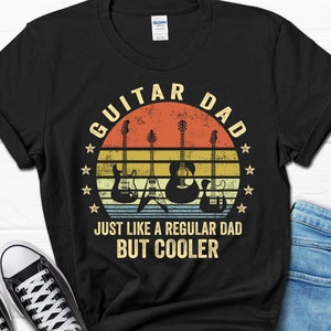 Guitar Dad Gift For Him, Guitar Owner T-Shirt For Men, Funny Guitarist Gifts, Grandpa Guitar Lover Tee, Papa Father&#39;s Day Men&#39;s Shirt