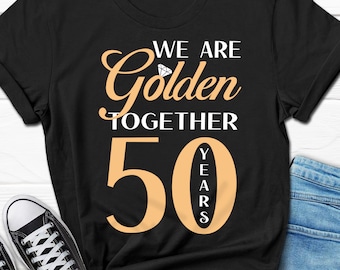 50th wedding anniversary t shirt design