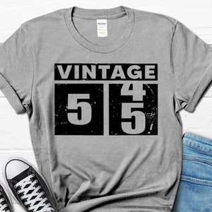55th Birthday Shirt For Men - Vintage 1970 'Original Parts' Funny Tee, Customizable Year & Color