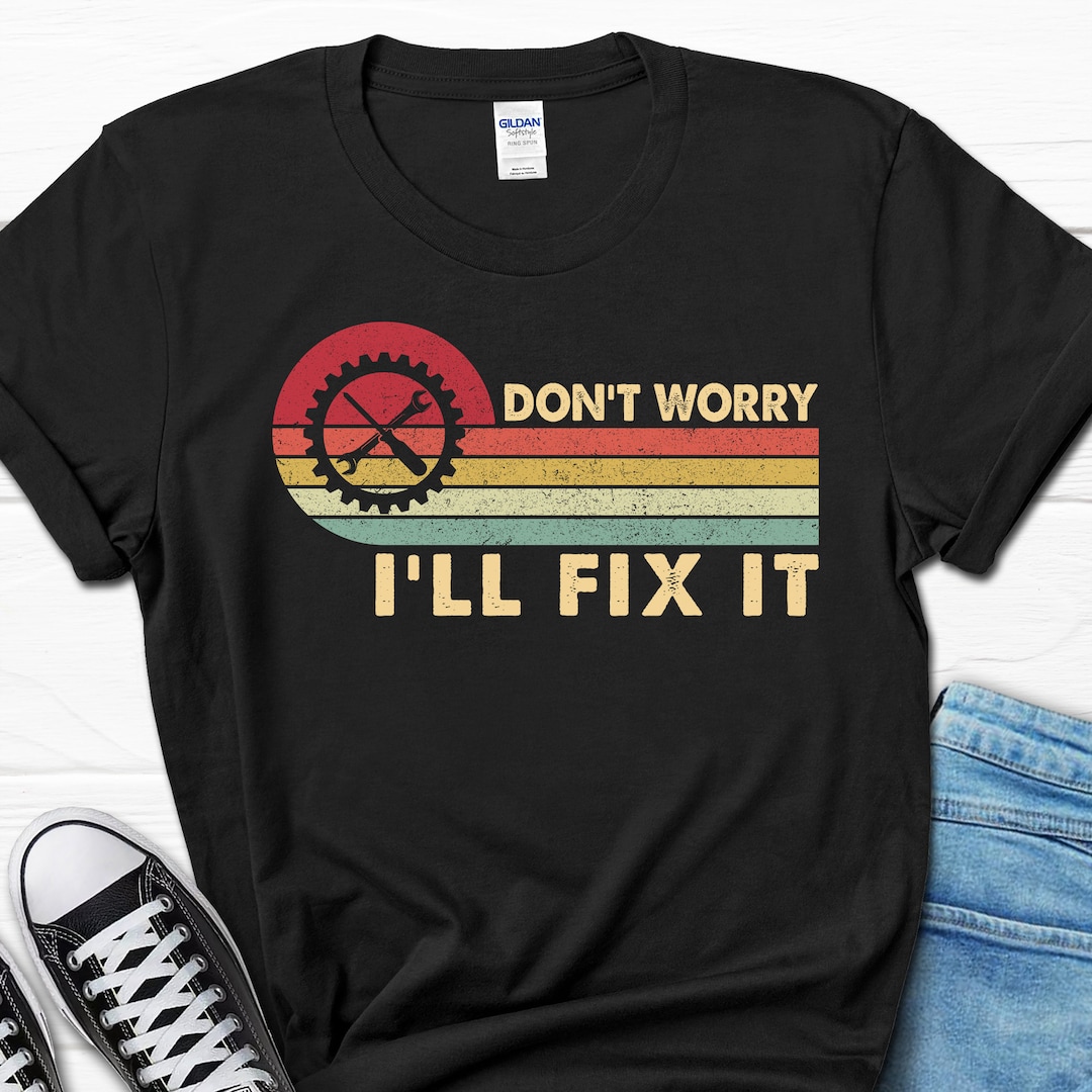 If DAD Can't Fix It T Shirt Grandad DADDY TOP Fathers Day Gift - Foto 13