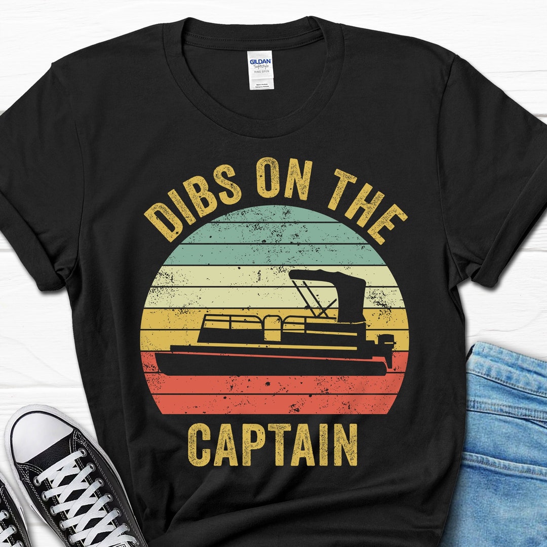 Funny Boat Captain Lover Owner Dad Men Apparel Gift T-Shirt