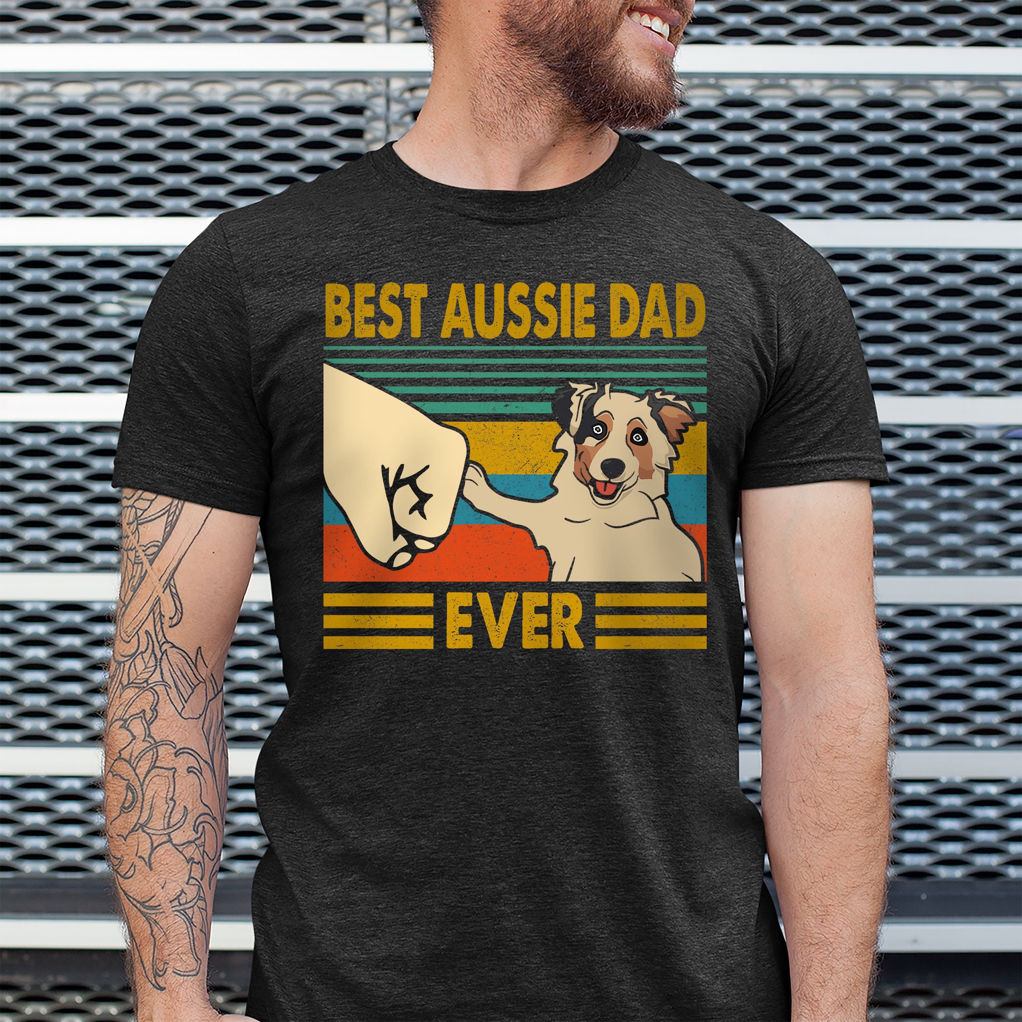 Best Aussie Dad Ever Shirt Father's Day Australian Etsy