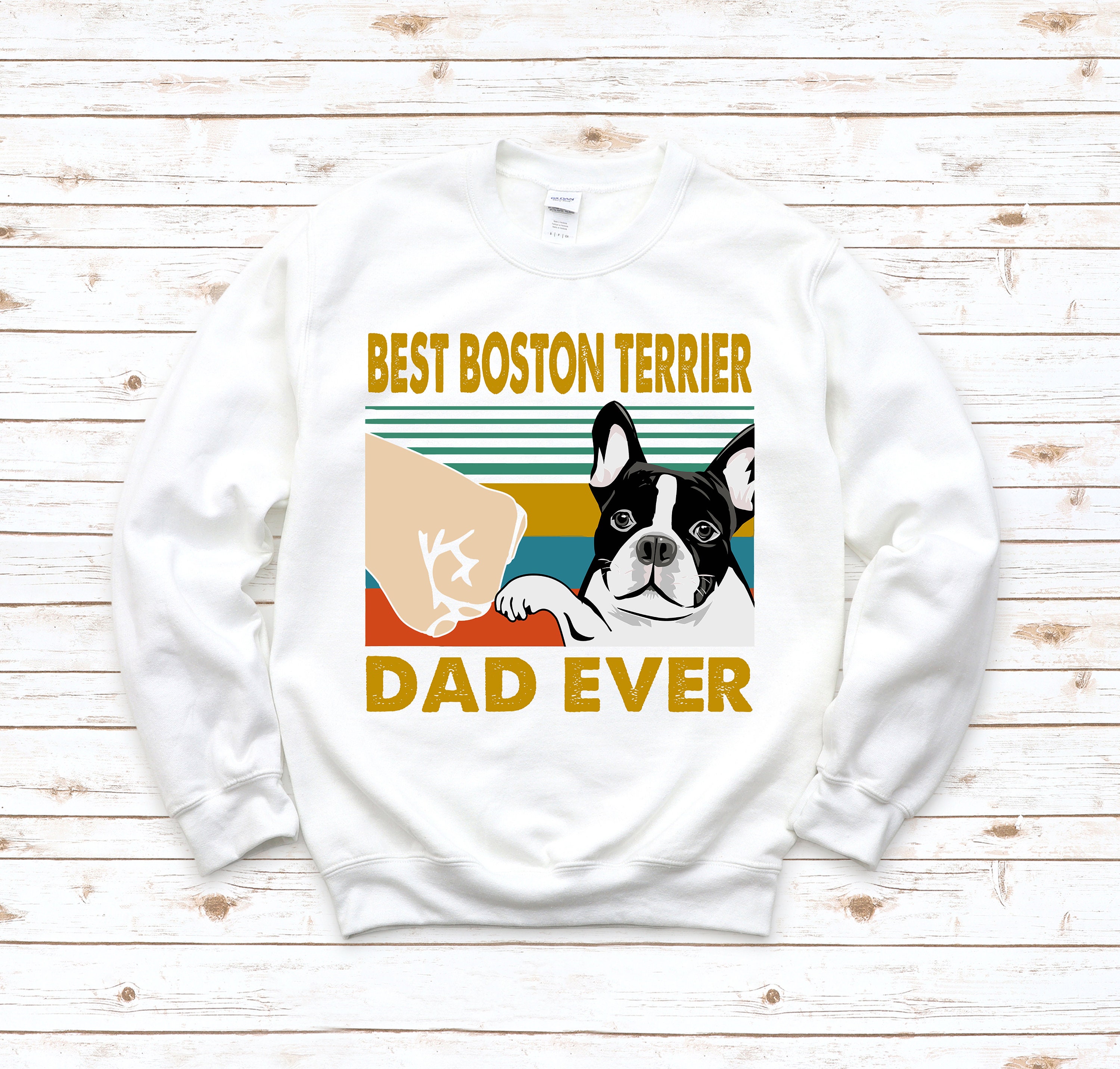 Boston Terrier World's Best Dad Mug T-Shirt