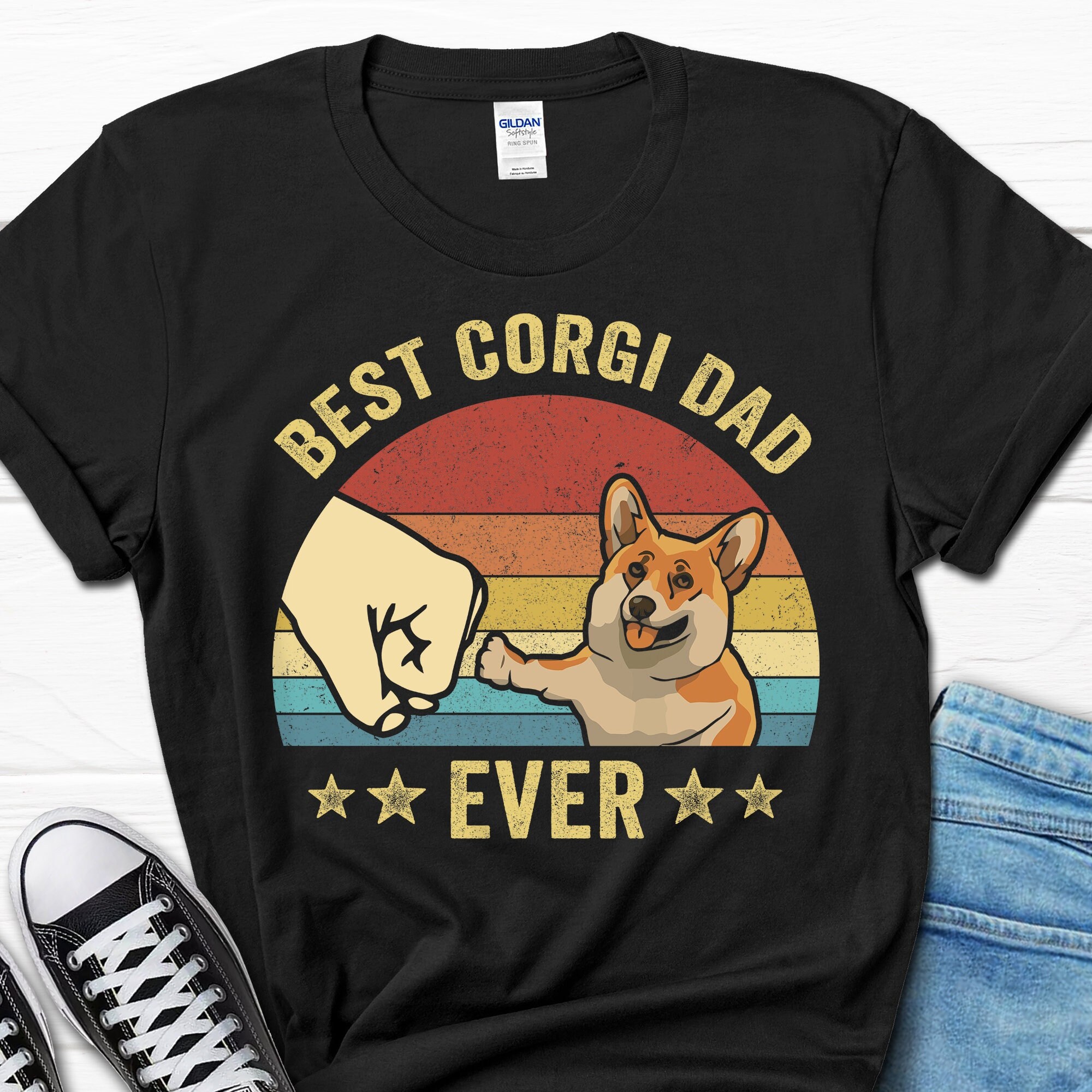 Best Corgi Dad Ever T-Shirt Best Corgi Dad Ever T-Shirt