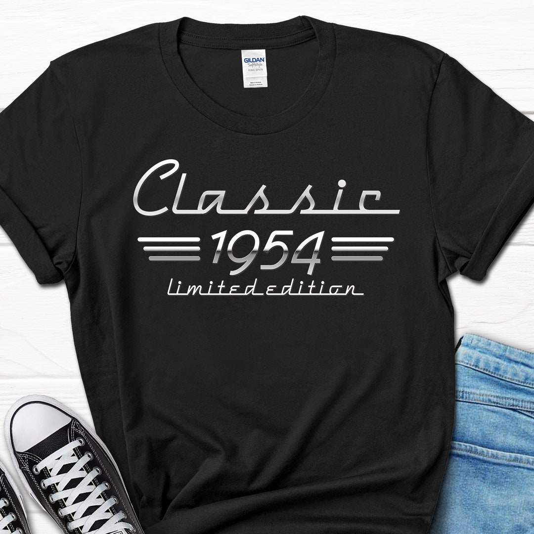 70th Birthday Auto Owner Gift, Classic 1954 Car Lover Shirt, Born in ...
